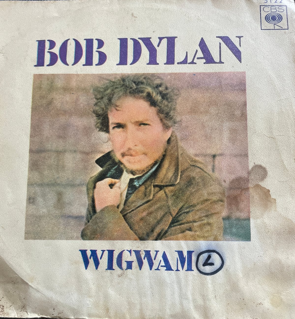 Bob Dylan - Wigwam (Single), Cd's en Dvd's, Vinyl Singles, Ophalen, Gebruikt, 7 inch, Single