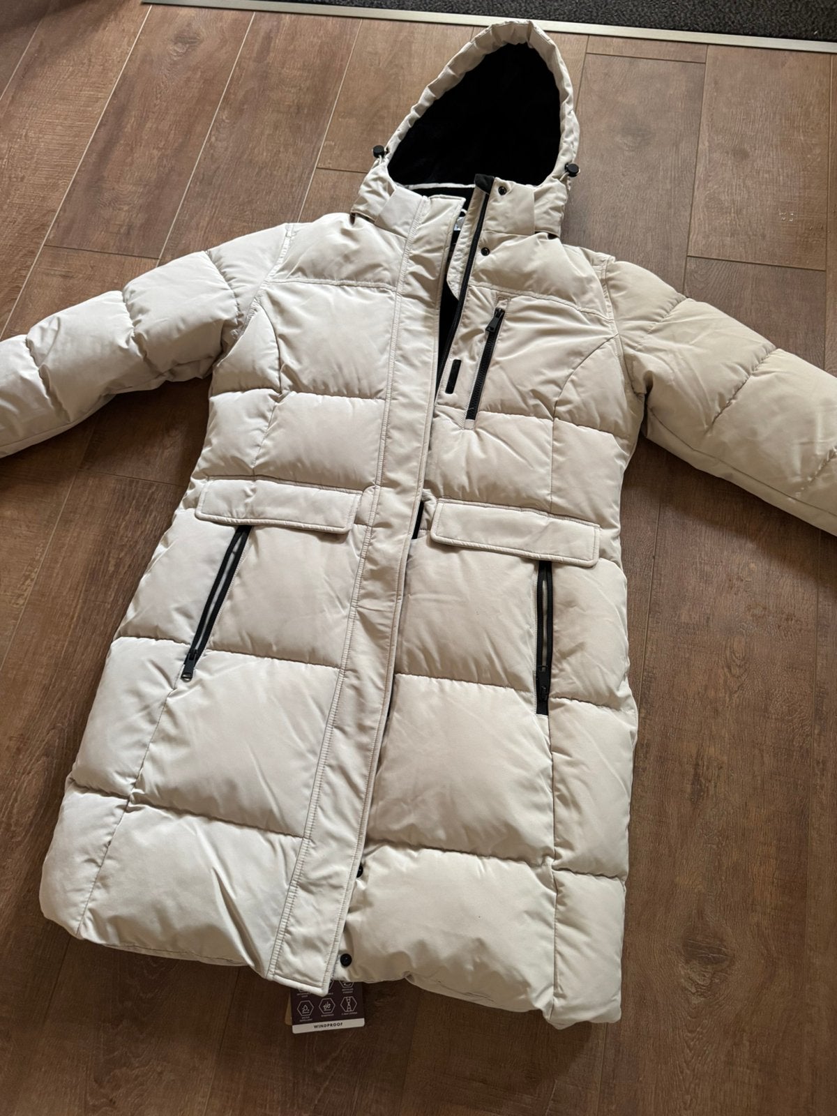 * nieuw * Kjelvik Marley dames gewatteerde outdoorjas mt 40, Ophalen of Verzenden, Nieuw, Maat 38/40 (M), Beige