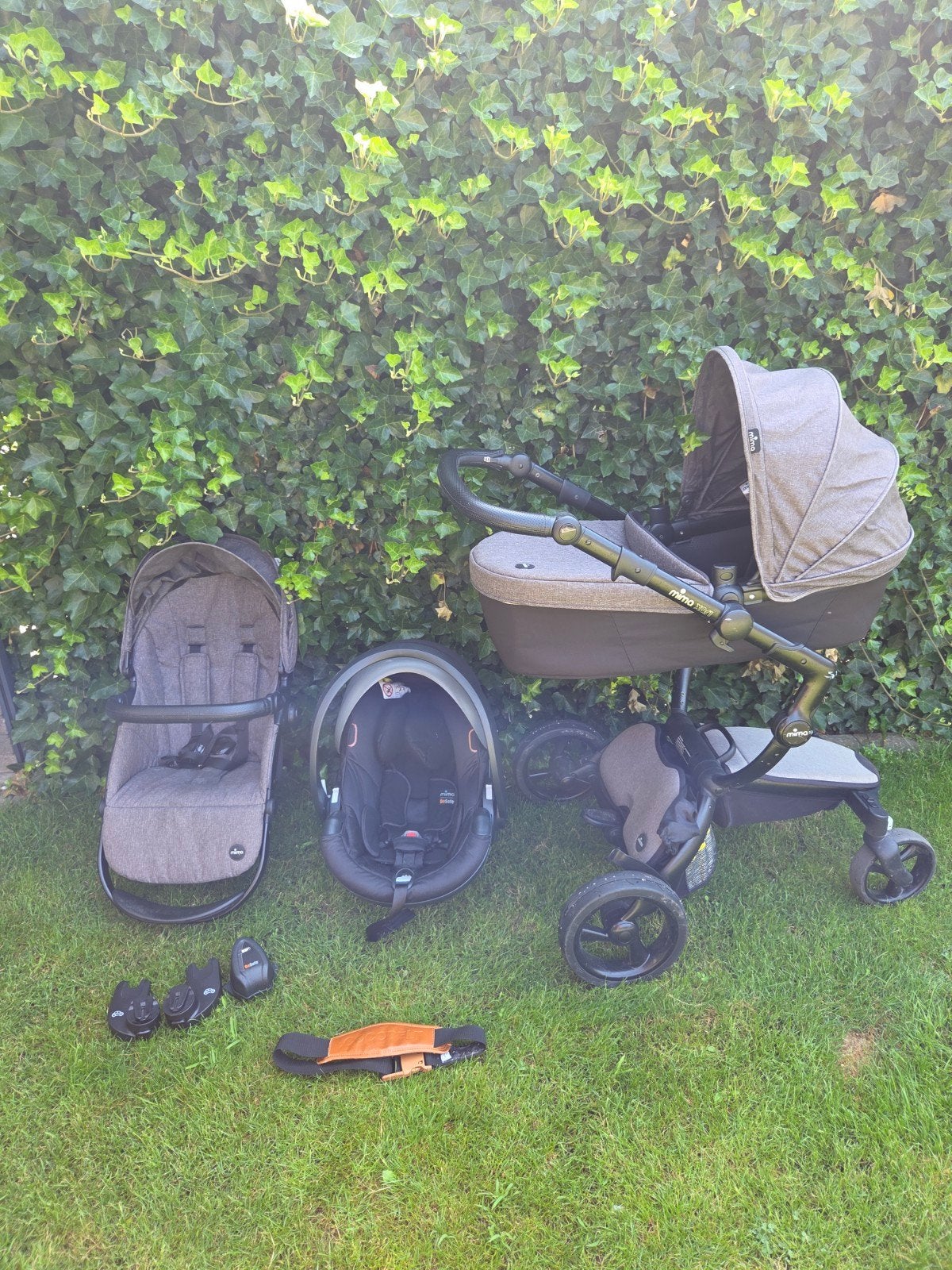 Mima Xari Combiwagen met autostoel en accessoires, Ophalen, Gebruikt, Overige merken