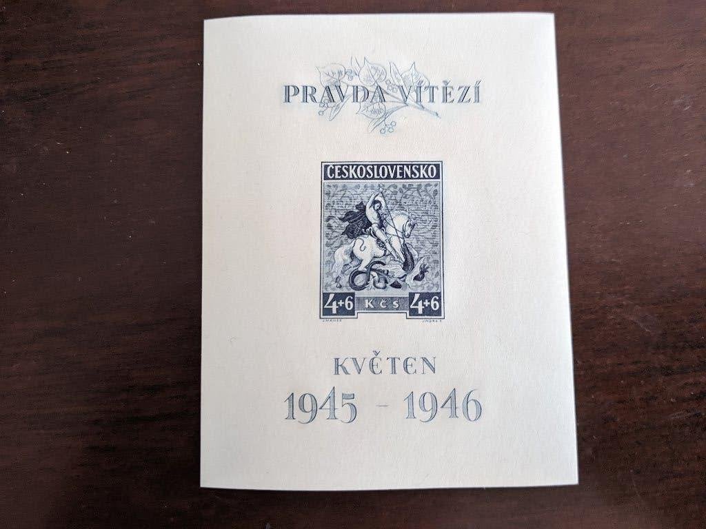 TSJECHOSLOVAKIJE 1946; BEVRIJDINGSBLOK, Verzenden, Overige landen, Postfris