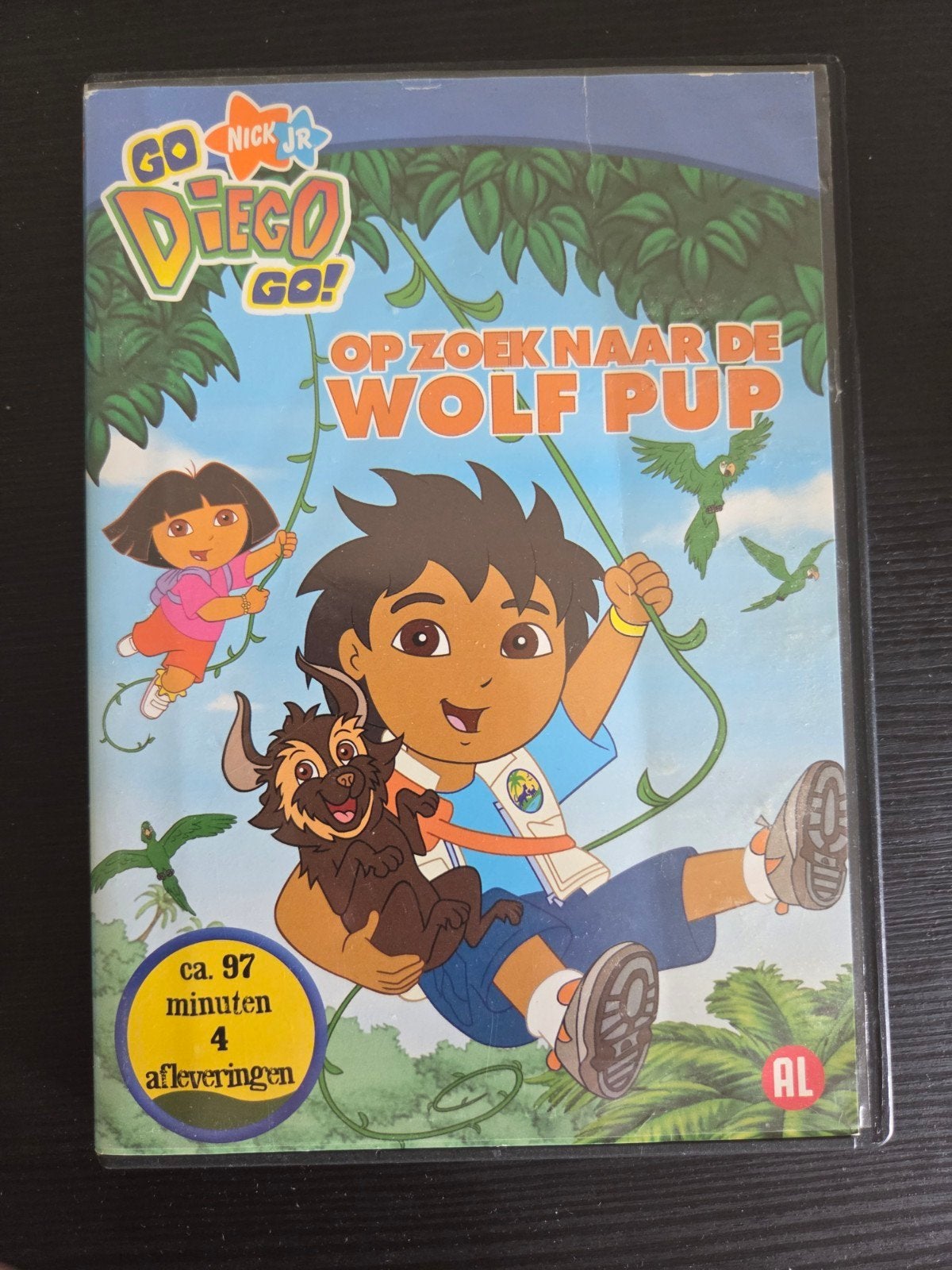 Go Diego Go! Op zoek naar de Wolf Pup DVD, Ophalen, Avontuur, Gebruikt, Alle leeftijden