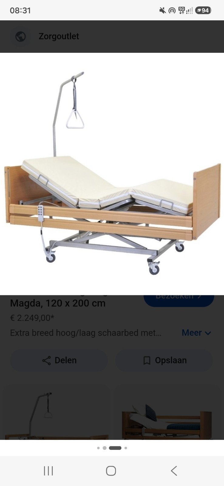 Hoog laag bed zeer goede staat, Diversen, Ophalen of Verzenden, Zo goed als nieuw