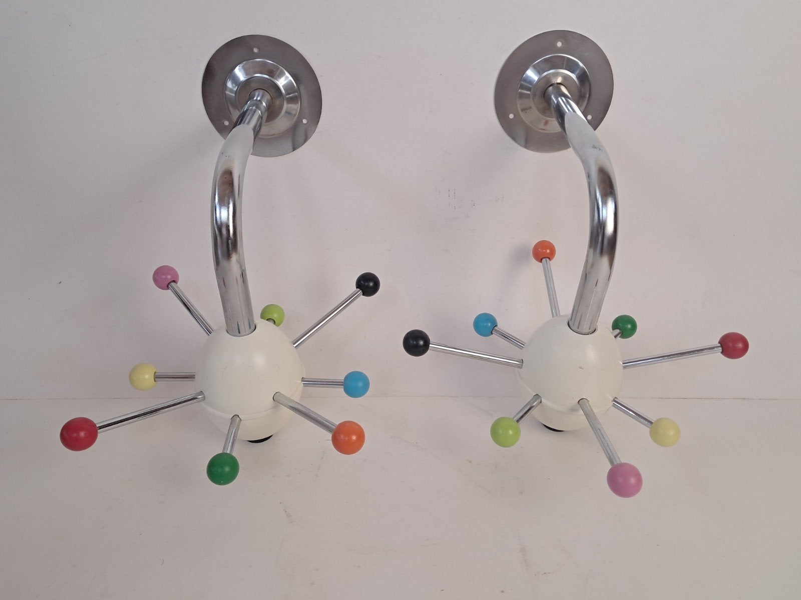 IKEA SPUTNIK set van 2 draaibare wandkapstokken, Wandkapstok, Overige materialen, Gebruikt, Ophalen of Verzenden
