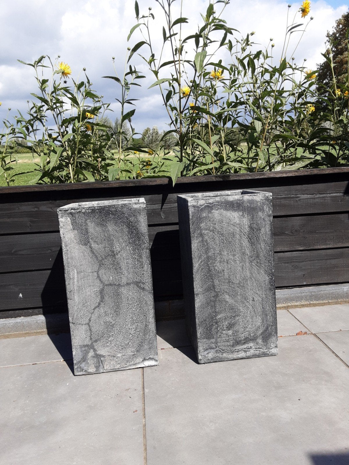 Betonnen plantenbakken, Ophalen, Gebruikt, Beton, 60 cm of meer