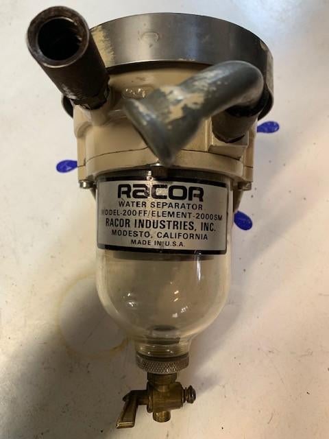 RACOR Brandstoffilter/Waterseparator 200FF + 4 filters, Ophalen of Verzenden, Gebruikt, Motor en Techniek