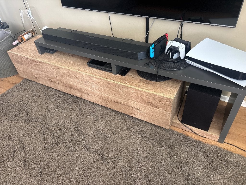 Tv meubel, Ophalen, Overige materialen, Zo goed als nieuw, 200 cm of meer