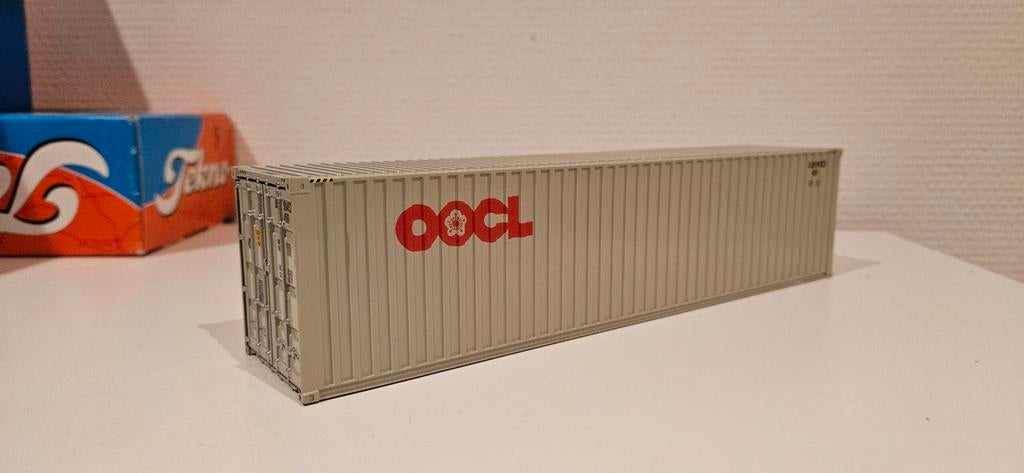 Tekno 40ft container OOCL, Ophalen of Verzenden, Nieuw, Bus of Vrachtwagen, Tekno