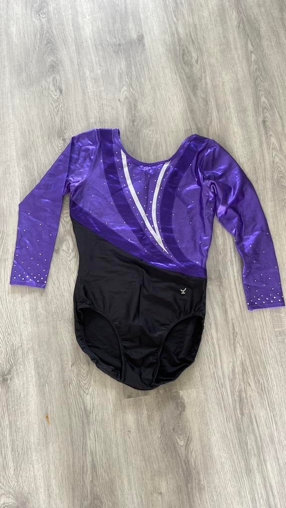 Turnpakje, Sport en Fitness, Turnen, Paars, Nieuw, Maat 36 t/m 42, Ophalen of Verzenden