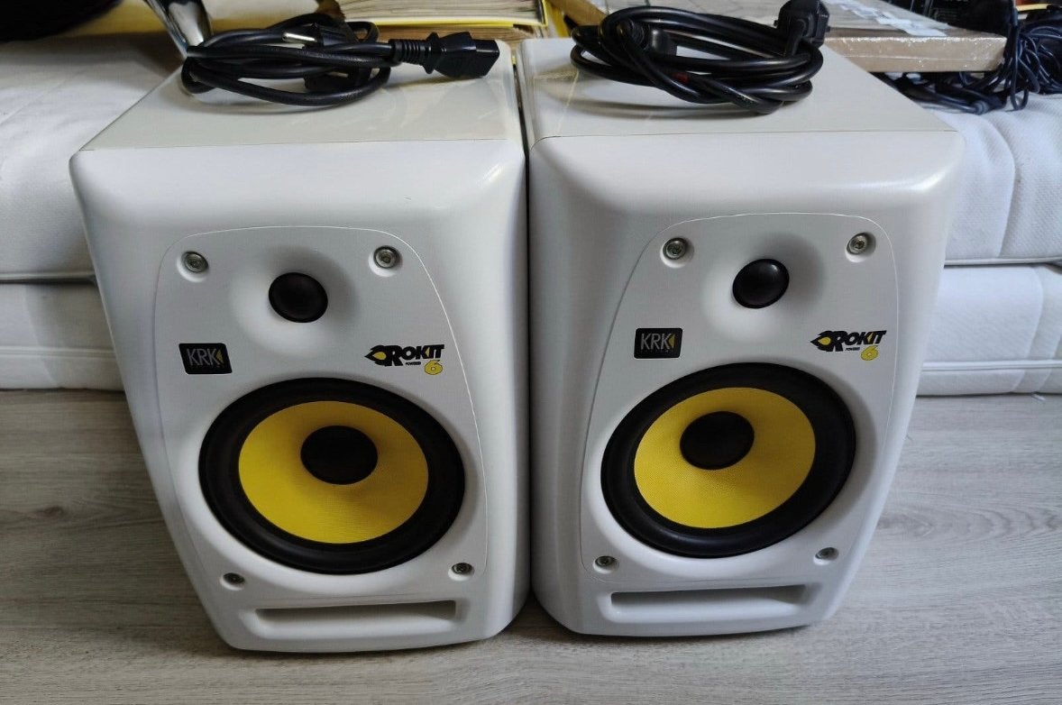 Krk Rokit 6 RPG2 wit, Ophalen, Gebruikt, Studiomonitor, KRK