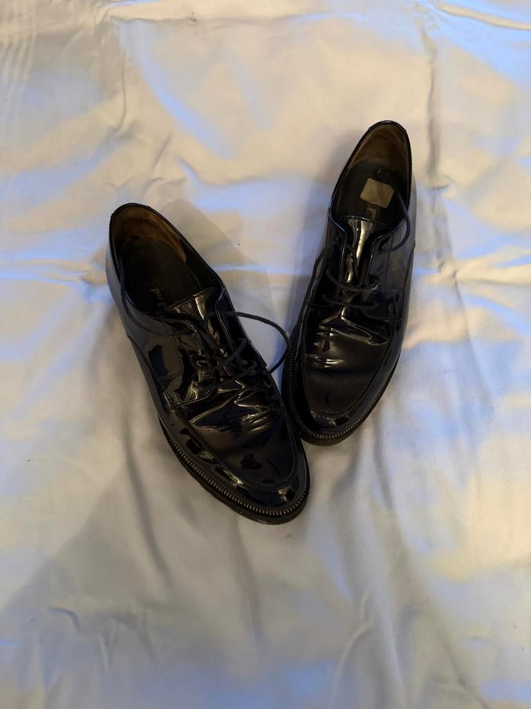 Paul Green donker blauwe veterschoenen maat 39, Ophalen of Verzenden, Gedragen, Zwart, Schoenen met lage hakken