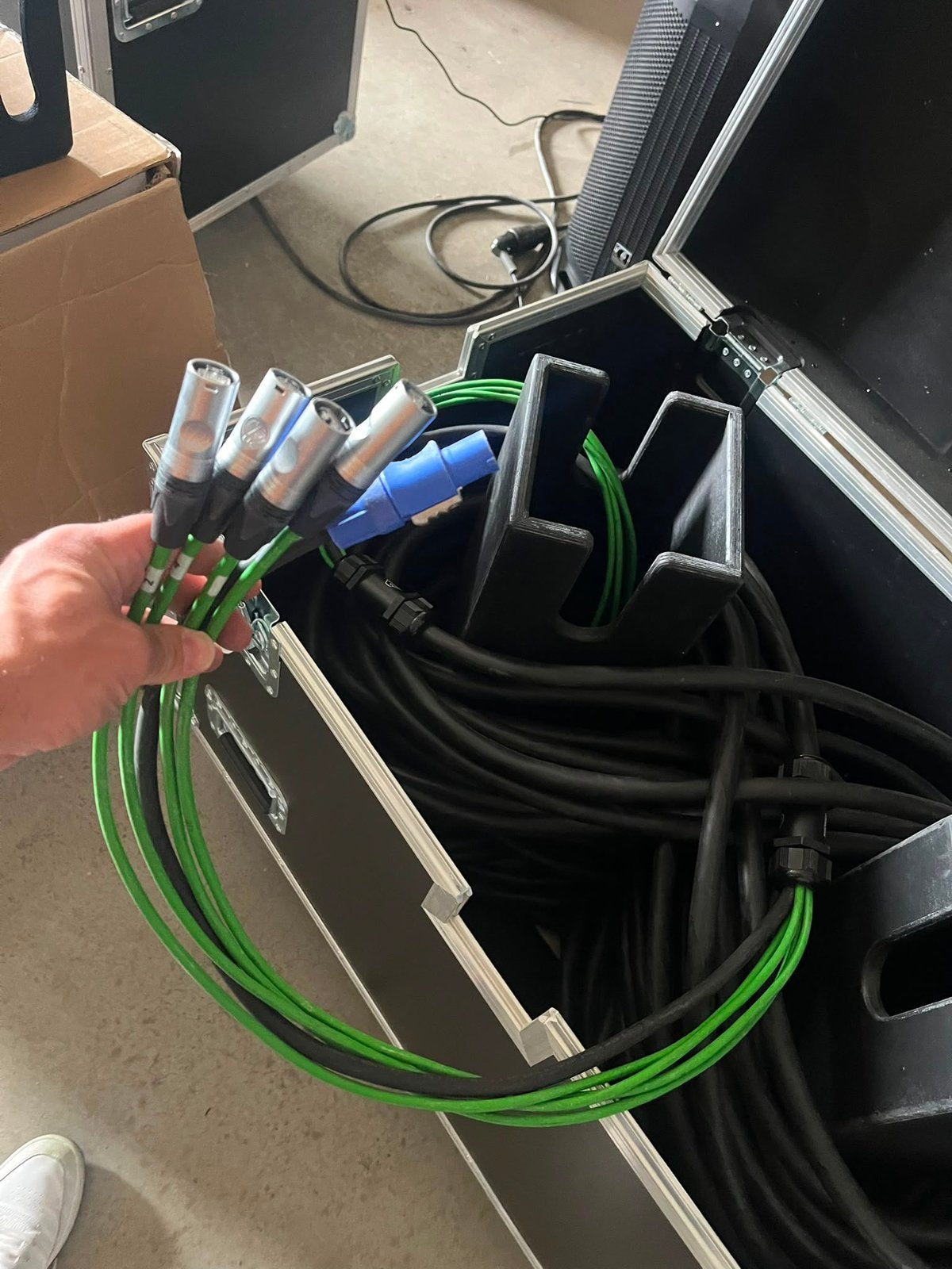 Combi multikabel 70m 4x cat6A + powercon 2,5mm2, Nieuw, Ophalen of Verzenden, Apparatuur, LVG
