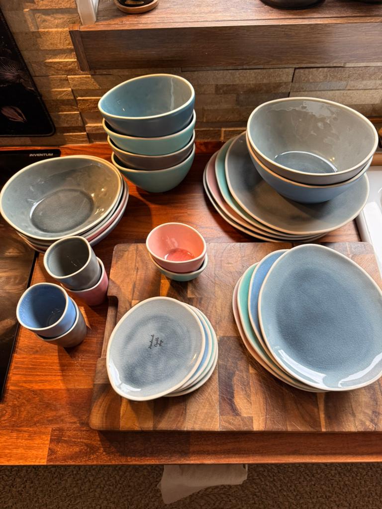 28 delig modern servies., Ophalen, Nieuw, Bord(en), Overige stijlen