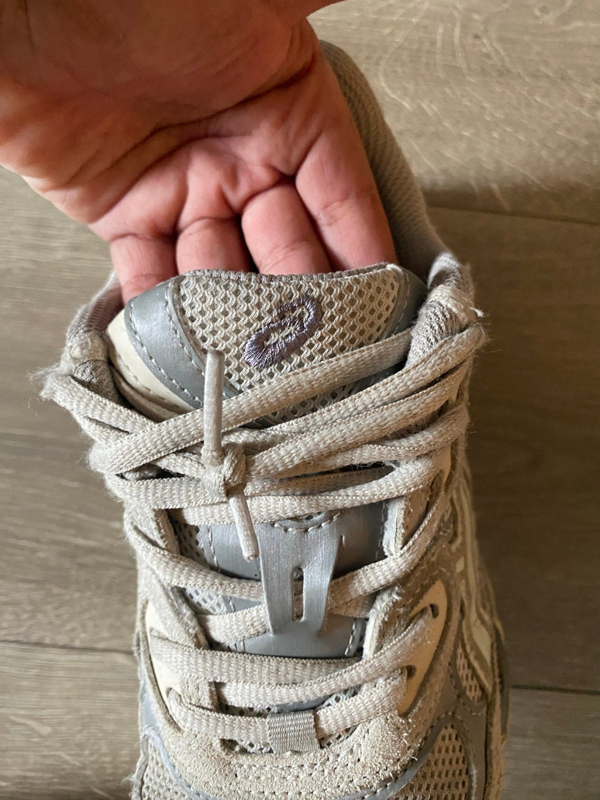 Gebruikte Asics Gel-NYC Sneakers - Maat 39.5, Kleding | Dames, Schoenen, Ophalen, Gedragen, Grijs, Sneakers of Gympen