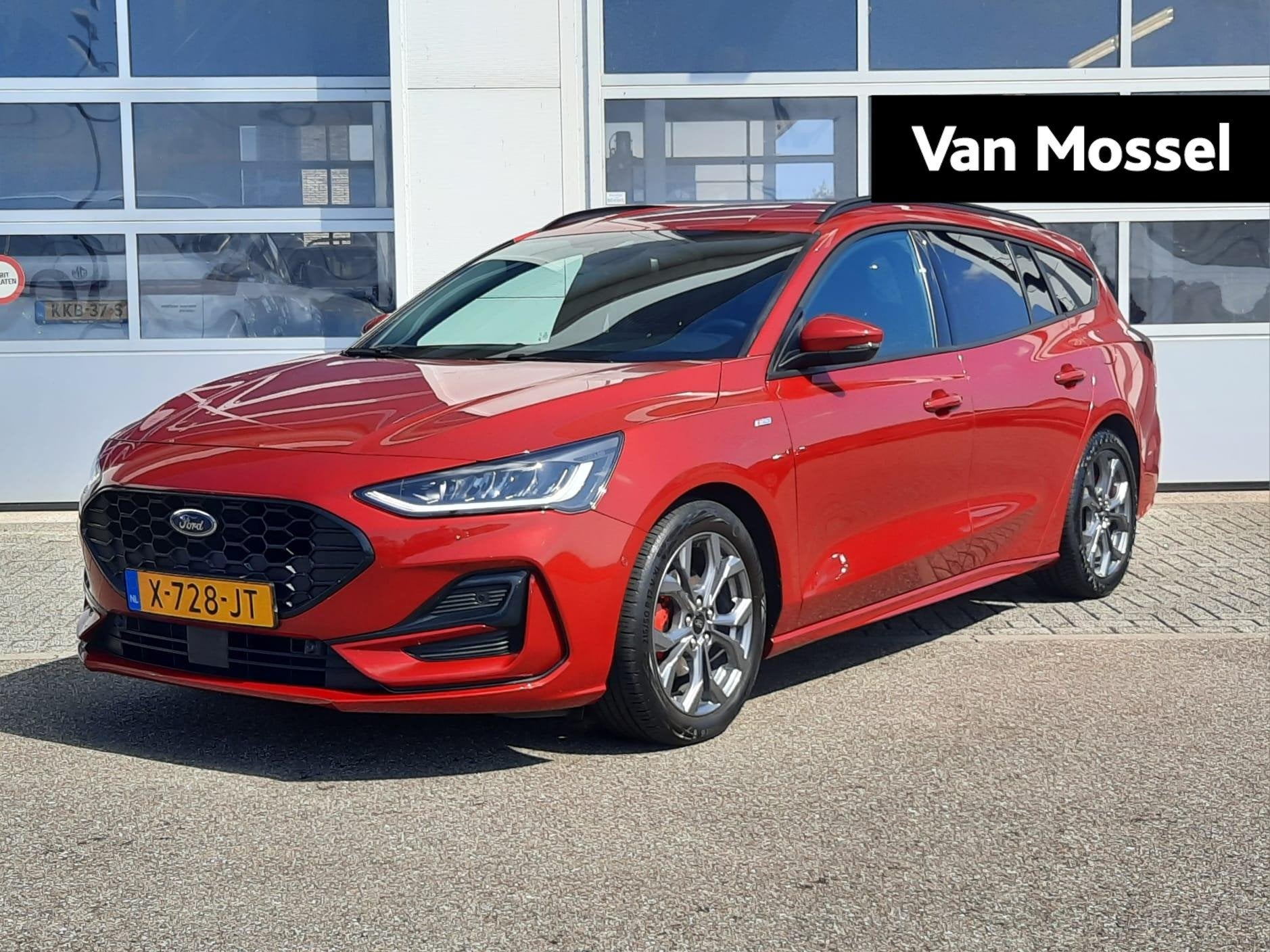 Ford Focus Wagon 1.0 EcoBoost Hybrid ST Line X Trekhaak - el, 12 maanden, Gebruikt, Euro 6, Origineel Nederlands