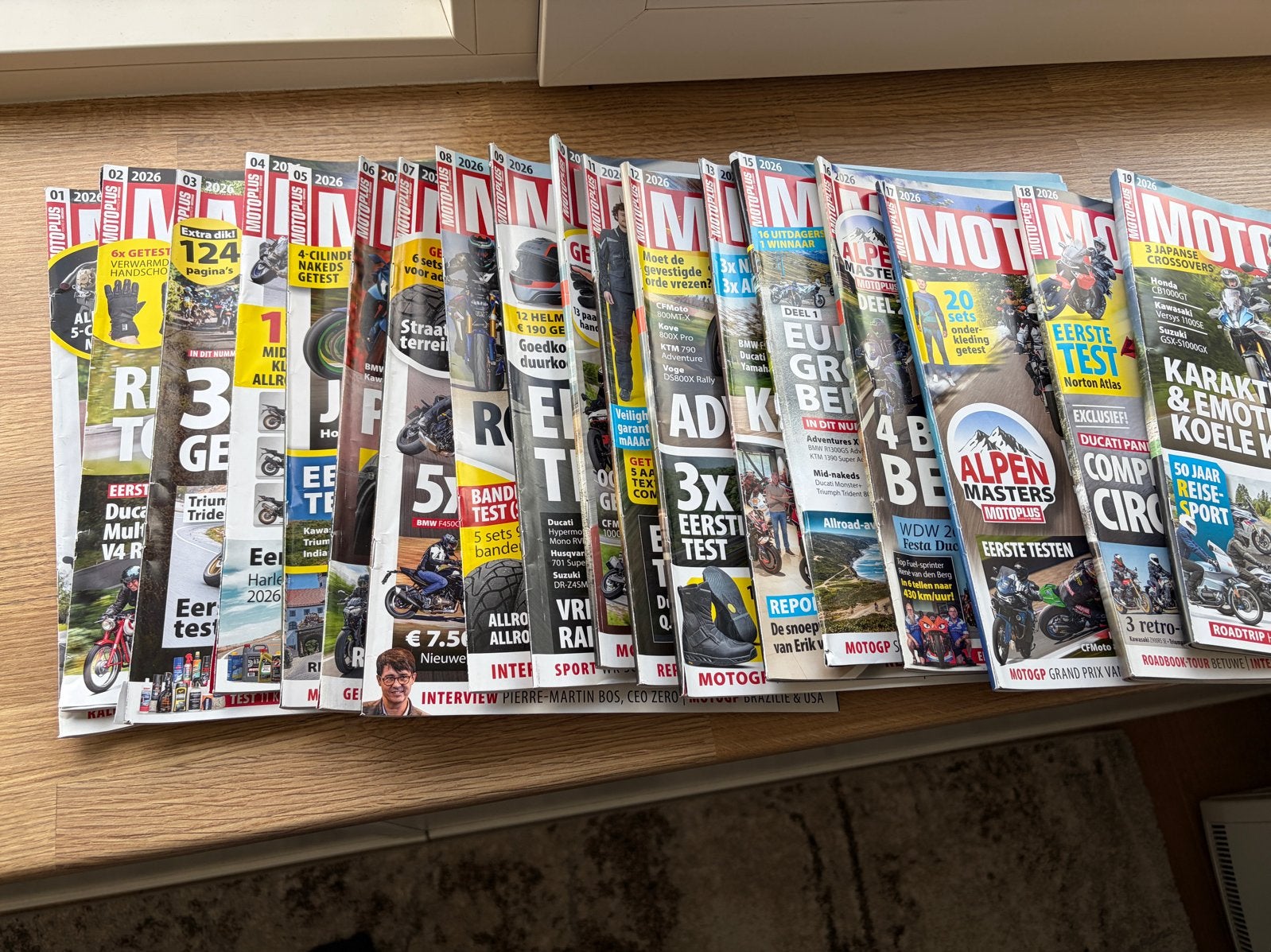 Motoplus 2016 editie 1 t/m 19 (mist nr. 14), Ophalen of Verzenden, Gelezen, Sport en Vrije tijd