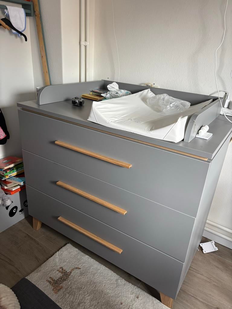 TRANSLAND vito mira babykamer:ledikant,commode en schap, Ophalen, Gebruikt, 50 tot 70 cm, 100 cm of meer