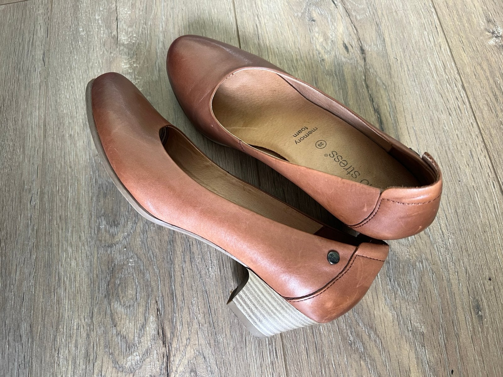 No stress nieuwe bruin leren pumps schoenen maat 39, Kleding | Dames, Schoenen, Schoenen met lage hakken, Bruin, Nieuw, Ophalen of Verzenden