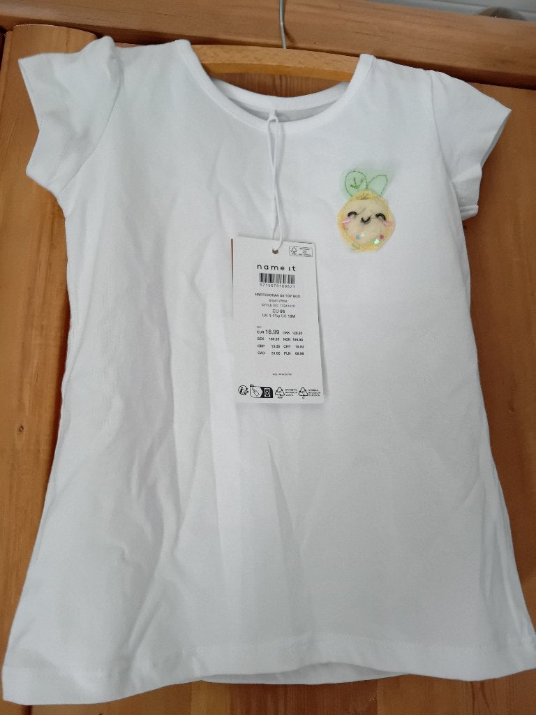 T shirt name it maat 86, Ophalen of Verzenden, Nieuw, Meisje, Shirtje of Longsleeve