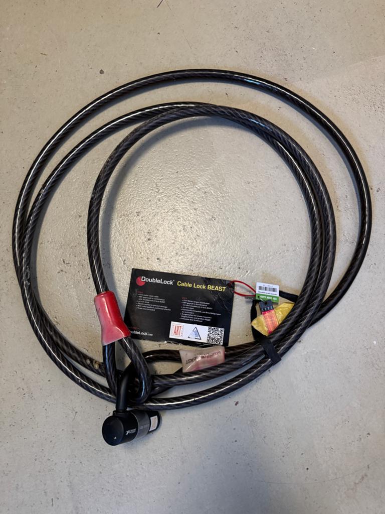 DoubleLock Cable Lock BEAST, Ophalen, Nieuw, Overige typen