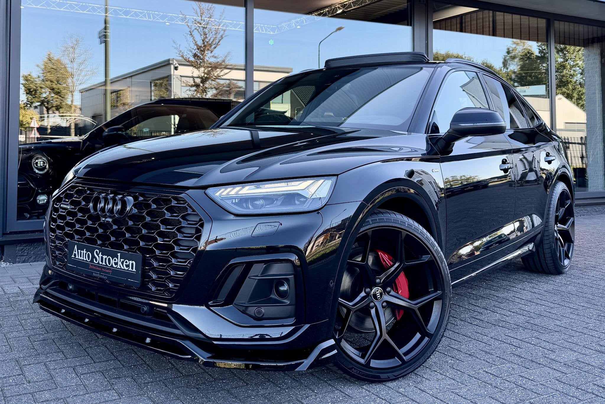 Audi Q5 Sportback 55 TFSIe 3x S-Line RS Leder Pano Lucht Mat, Automaat, 14 kWh, Gebruikt, Euro 6