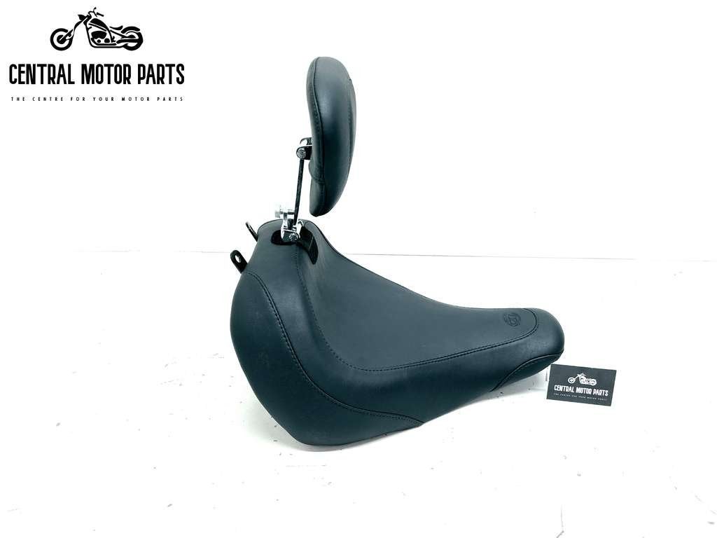 Mustang Wide Tripper Solo zadel met Backrest Fat Boy 2018-up, Niet ingevuld, Gebruikt, Niet ingevuld, Ophalen of Verzenden