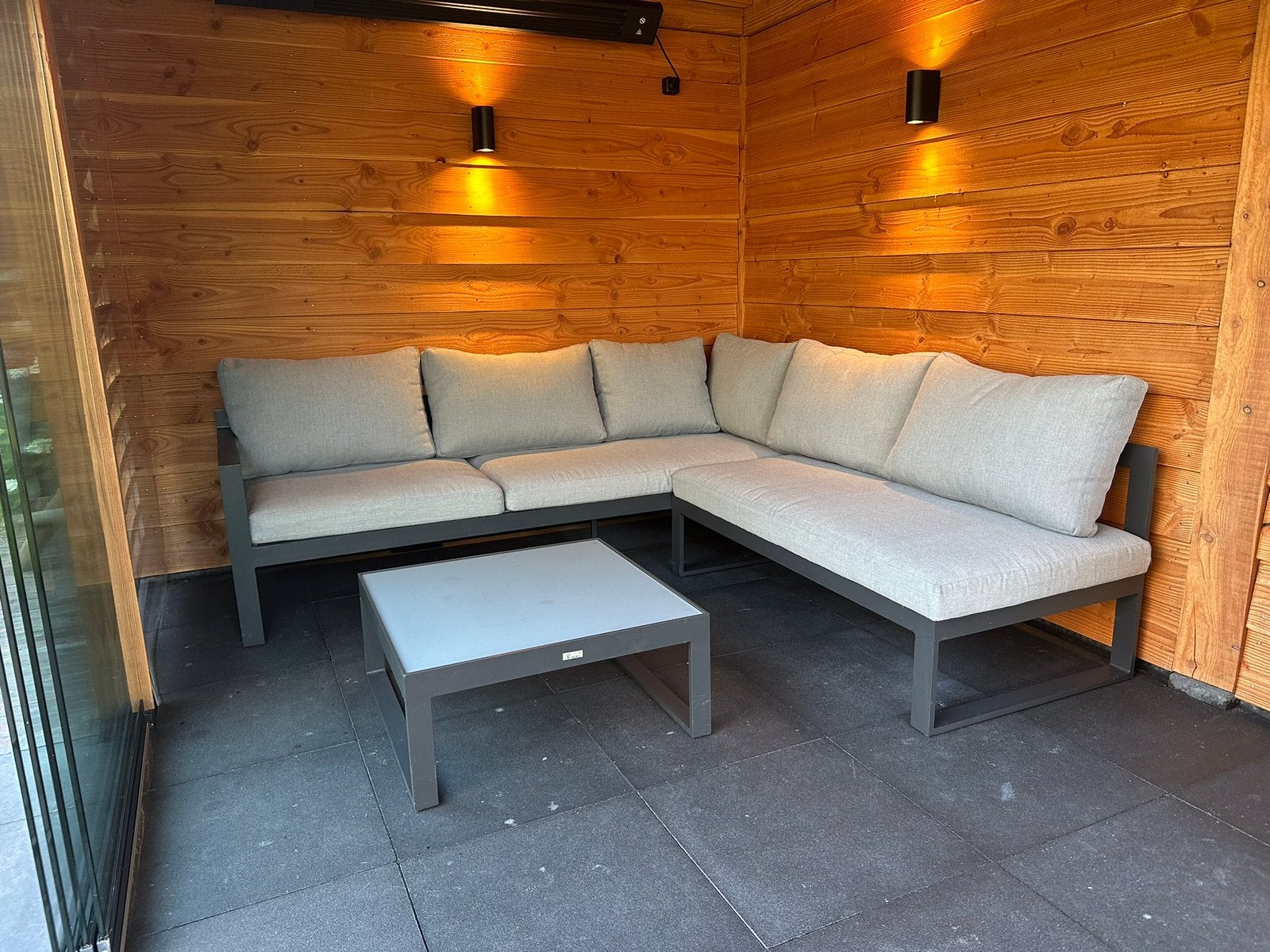 Loungeset, Tuin en Terras, Ophalen of Verzenden, Zo goed als nieuw