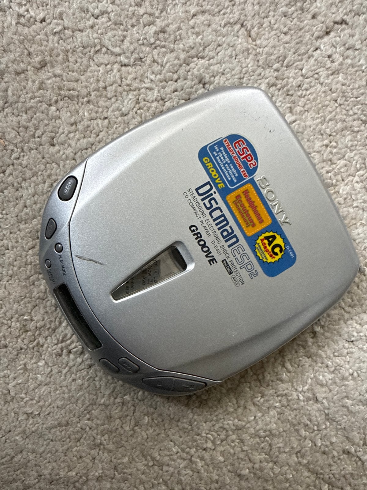 Sony Discman ESP2 D-E401 CD Compact Player, Audio, Tv en Foto, Walkmans, Discmans en Minidiscspelers, Discman, Ophalen