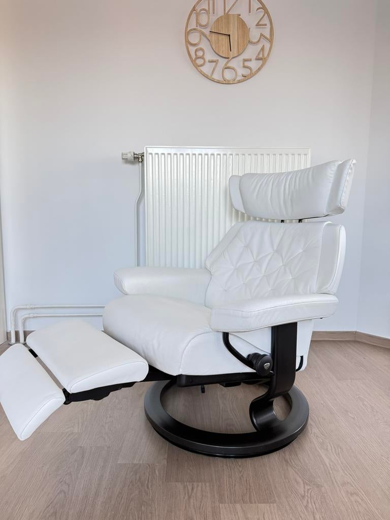 Design Fauteuil Stressless - Elektrisch - Heerlijk comfy, Ophalen, Stressless Leolux Durlet Artifort Eames Woonkamer Sta Op Stoel