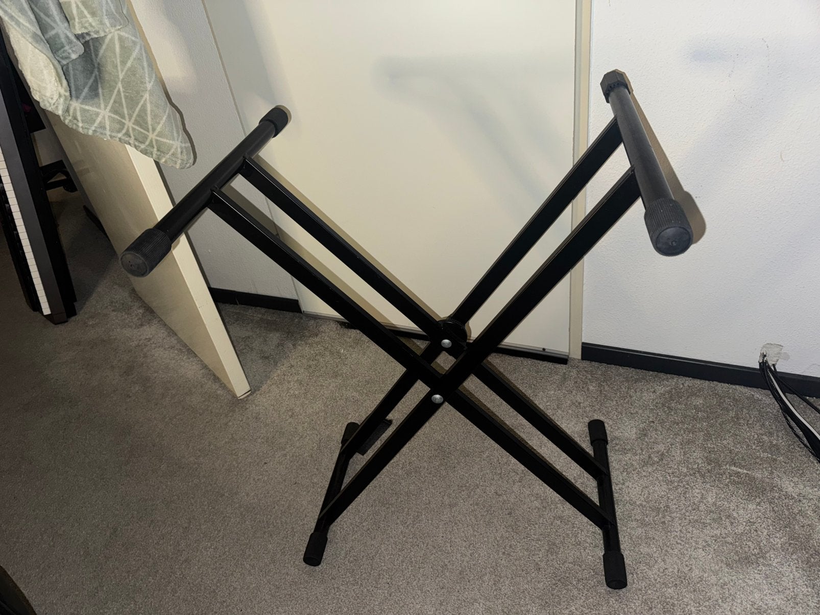 Keyboard standaard König & Meyer (K&M) Dubbel X, Ophalen, Gebruikt