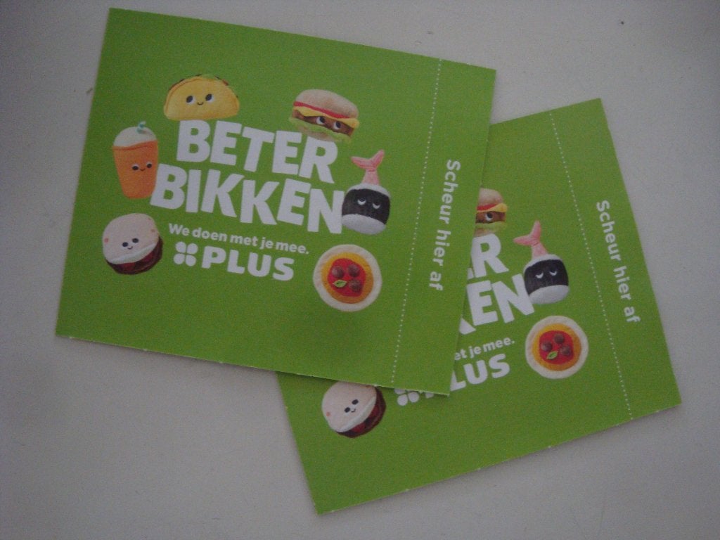 Beter Bikken van de Plus - twee ongeopende pakjes, Plus, Ophalen of Verzenden
