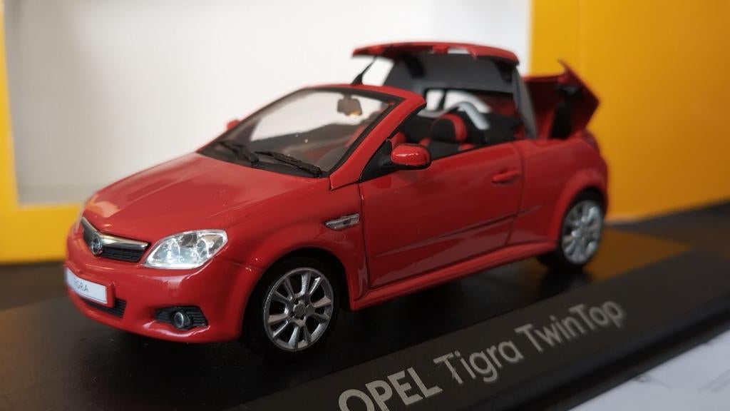 Opel Tigra Twin Top 1:43 Minichamps Pol, Hobby en Vrije tijd, Auto, MiniChamps, Aachen Germany, Nieuw