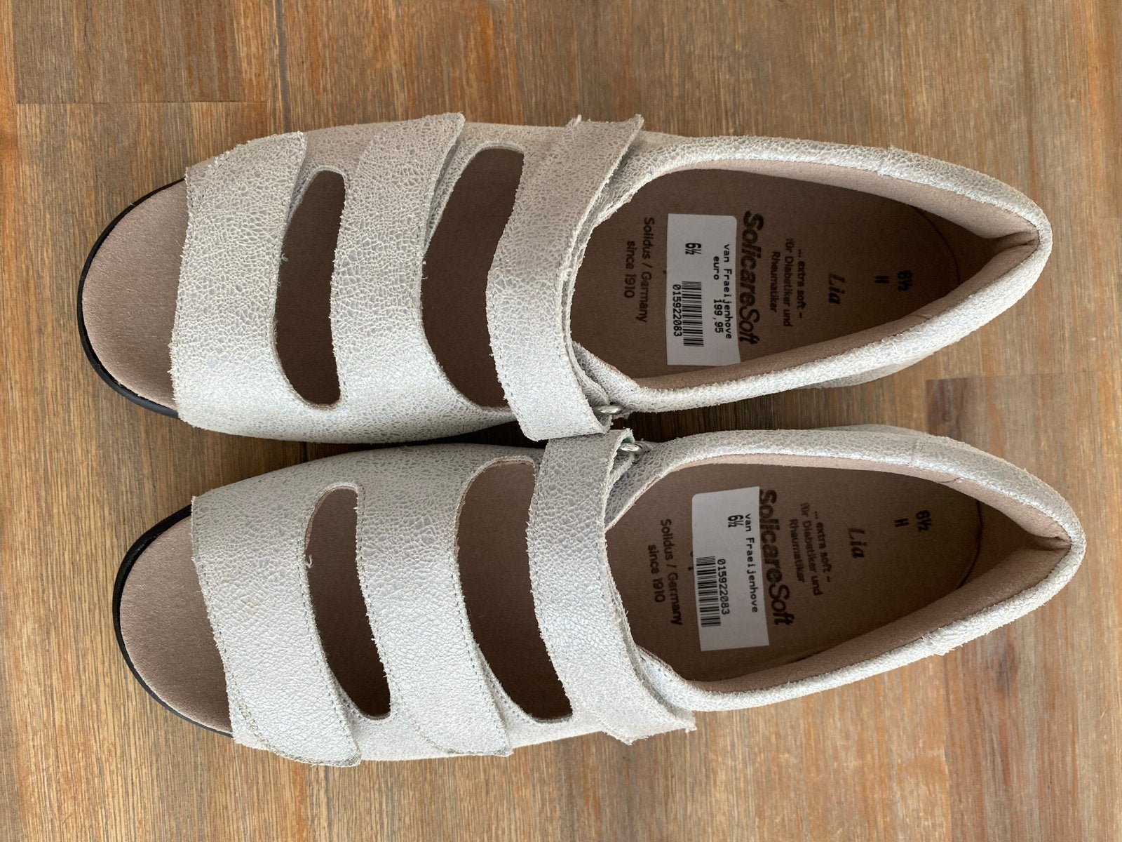 Nieuwe Solidus sandalen 6,5 H, Ophalen of Verzenden, Nieuw, Beige, Sandalen of Muiltjes