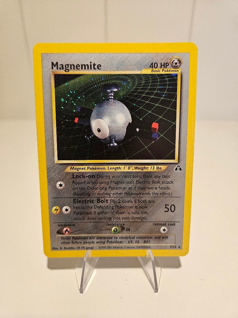 Magnemite 7/75 Neo Discovery ENG, Ophalen of Verzenden, Zo goed als nieuw, Losse kaart