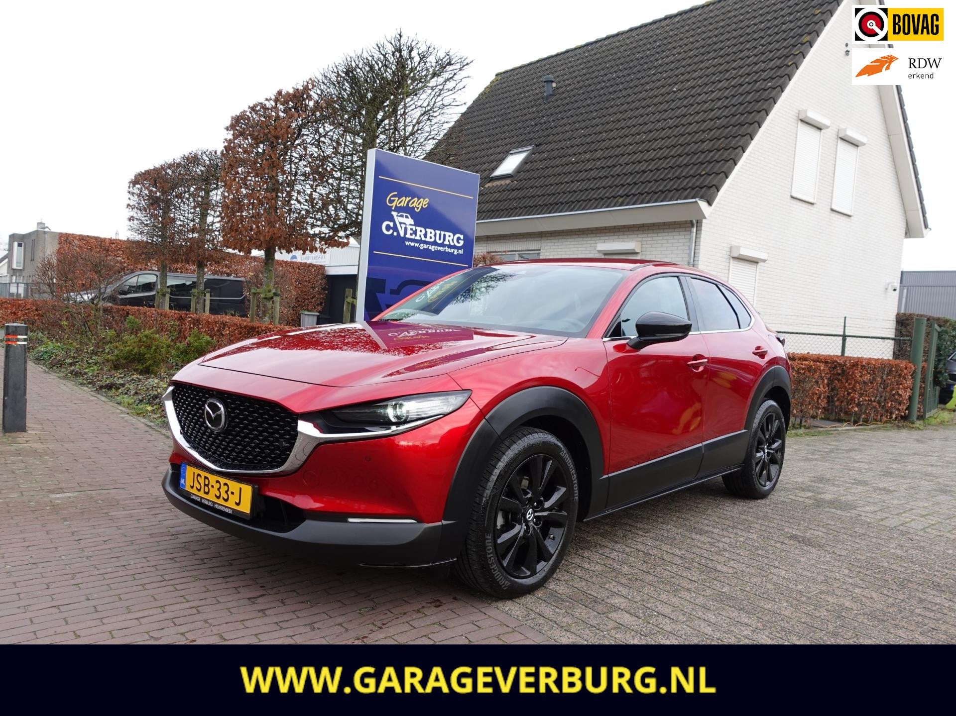 Mazda CX-30 2.0 e-SkyActiv Hybrid Automaat HOMURA 150 Pk (Na, Auto's, Mazda, 1998 cc, Stof, Gebruikt, 4 cilinders
