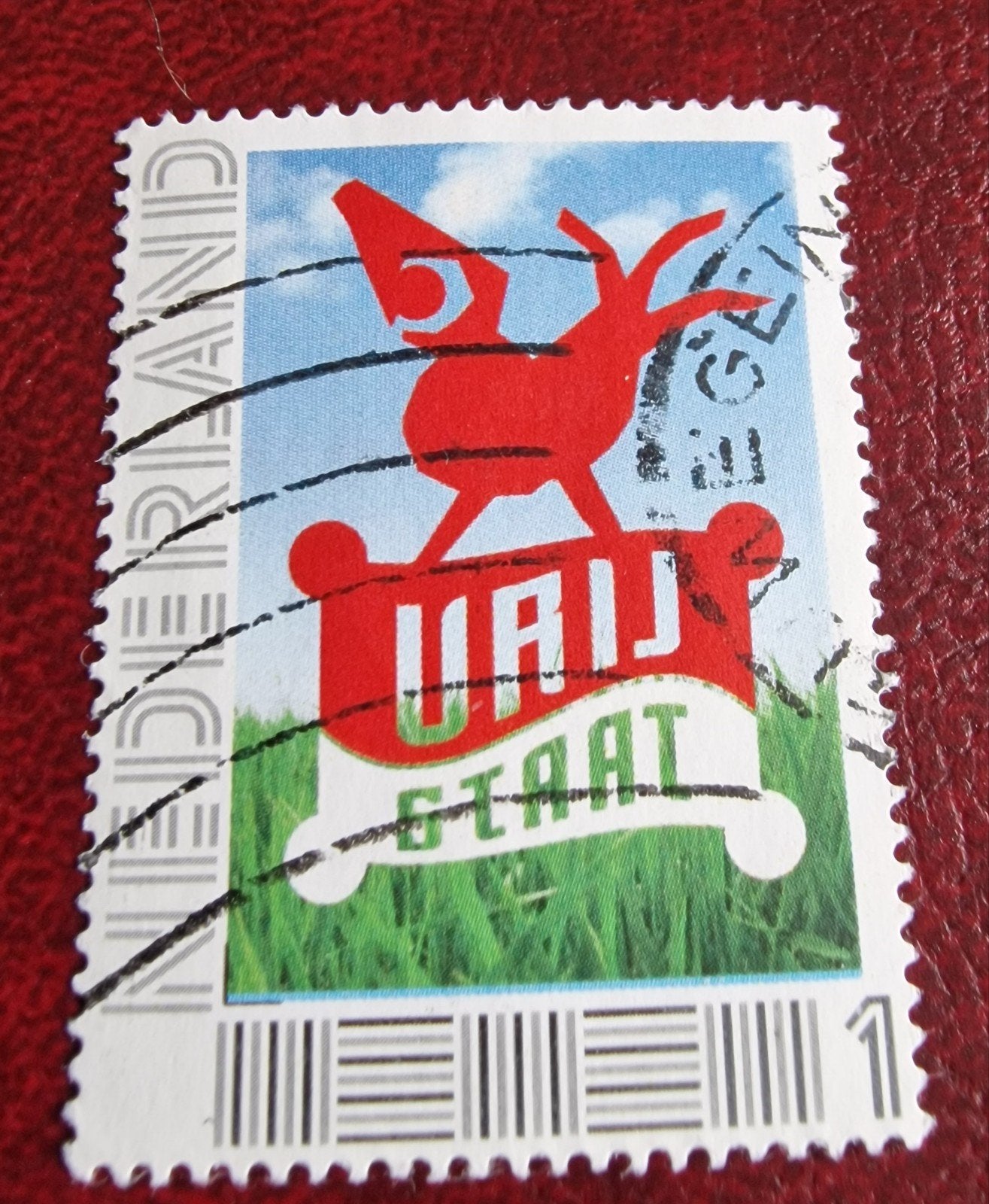 kv652 persoonlijke postzegel - vrijstaat, Ophalen of Verzenden, Na 1940, Gestempeld