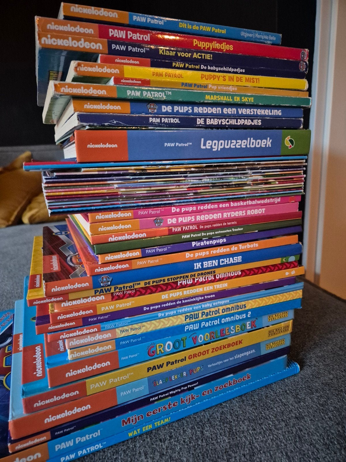 Paw Patrol - Grote verzameling boeken 48x, Ophalen of Verzenden, Zo goed als nieuw, 3 tot 4 jaar