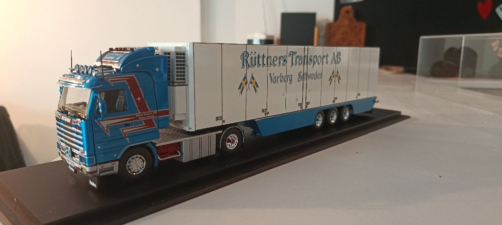 TEKNO Scania 143 Streamline - Ruttners - 1/50, Ophalen of Verzenden, Zo goed als nieuw, Bus of Vrachtwagen, Tekno