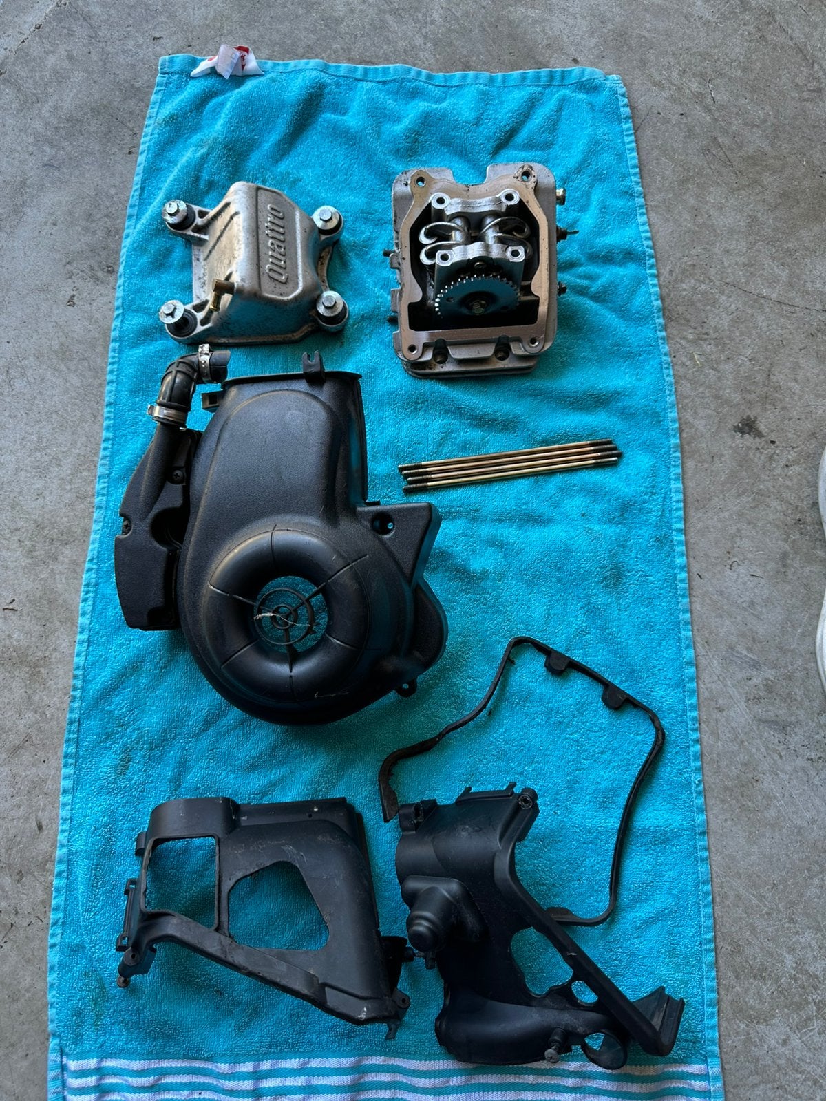 Vespa/piaggio 4 takt 4v ombouwkit, Ophalen of Verzenden, Zo goed als nieuw, Blok, Piaggio