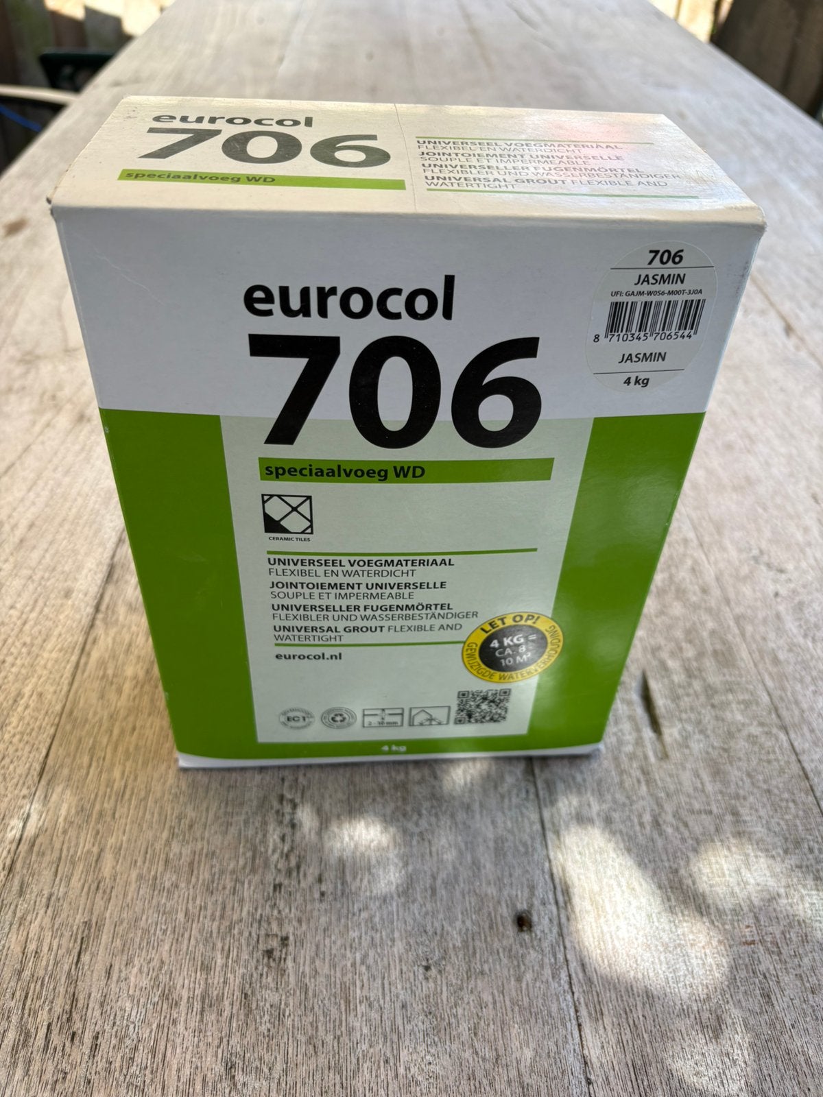 Eurocol 706 universeel voegmateriaal WD kleur Jasmin, Ophalen, Overige typen, Minder dan 20 cm, Zo goed als nieuw