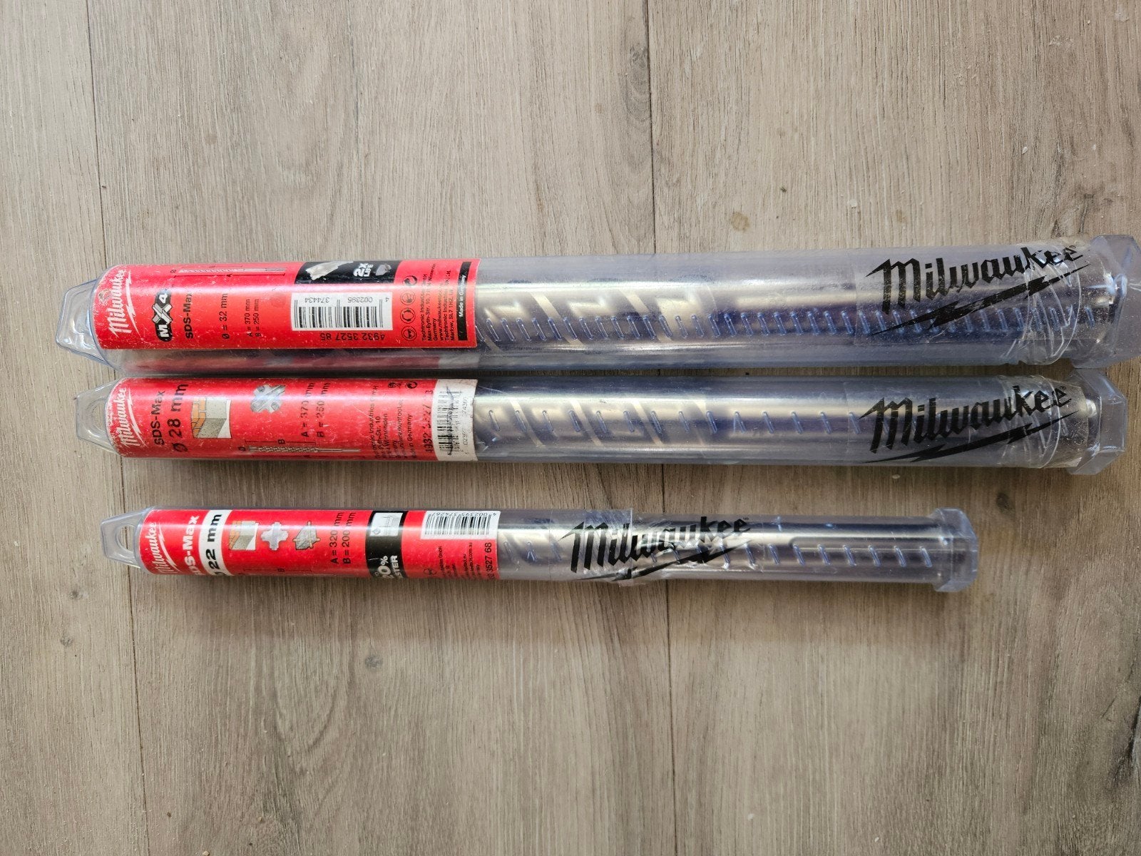 Milwaukee SDS-Max Boor Set (22mm, 28mm, 32mm), Doe-het-zelf en Verbouw, Gereedschap | Boormachines, Ophalen of Verzenden, Nieuw