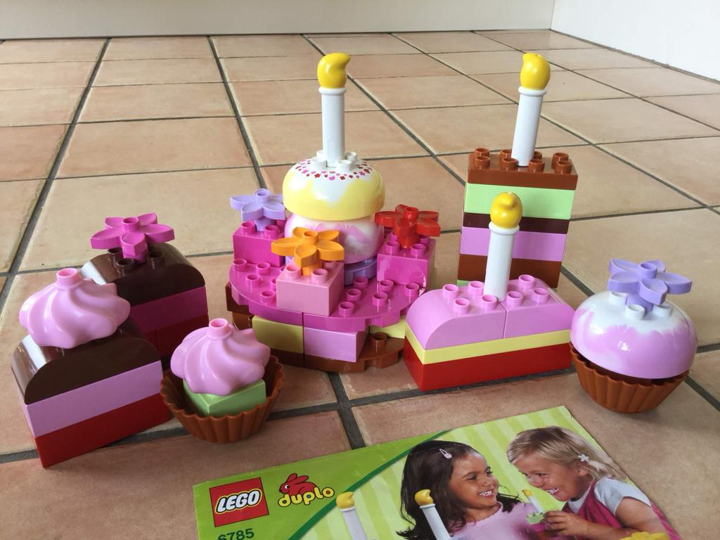 LEGO Duplo Mijn Eerste Verjaardagstaart 6785, Gebruikt, Overige thema's, Ophalen of Verzenden, Duplo