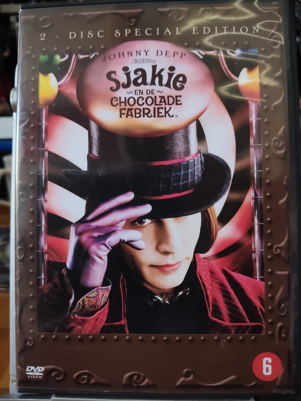 Charlie and the Chocolate Factory Dvd NL ZG Johnny Depp, Cd's en Dvd's, Engels, Nederlands, Ophalen of Verzenden, Zo goed als nieuw