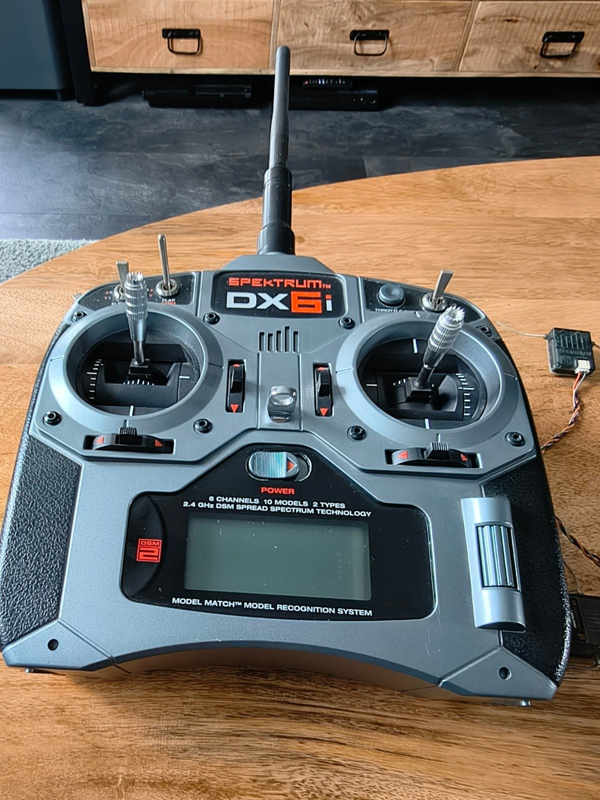 Spektrum DX6i zender met 2 AR6200 ontvangers, Ophalen of Verzenden, Gebruikt