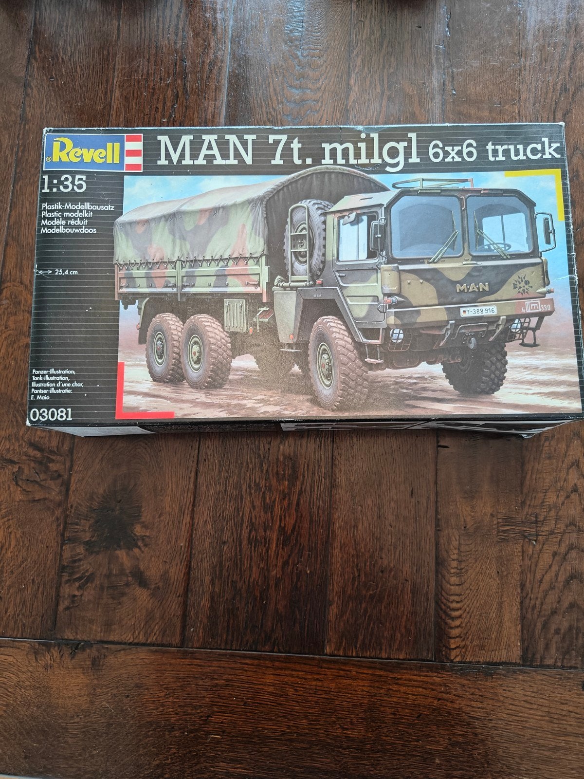 Revell MAN 7t. milgl 6x6 truck modelbouwkit, Nieuw, Ophalen of Verzenden, Truck, 1:32 tot 1:50