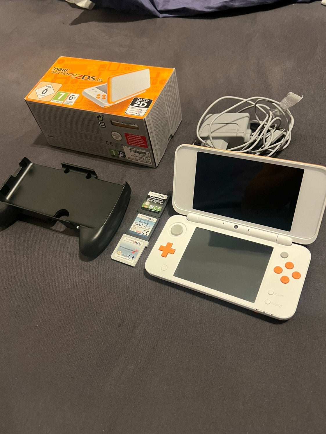 New nintendo 2ds xl !NIEUWSTAAT!, Met games, Wit, 2DS, Ophalen of Verzenden