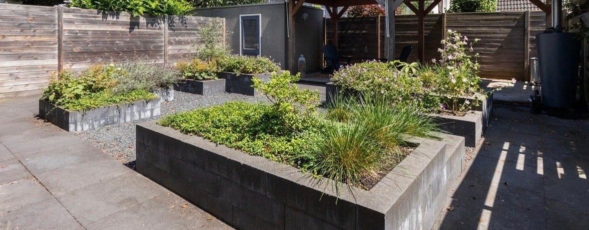 60x60 Antraciet Tegels - 20 stuks + 10 gesneden stukken, Ophalen of Verzenden, Gebruikt, Overige materialen, 5 tot 10 m²
