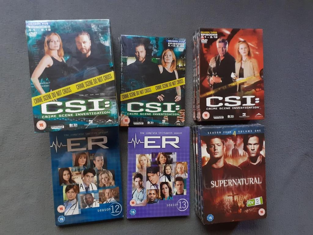 CSI en ER dvds, Vanaf 12 jaar, Ophalen, Nieuw in verpakking, Actie en Avontuur