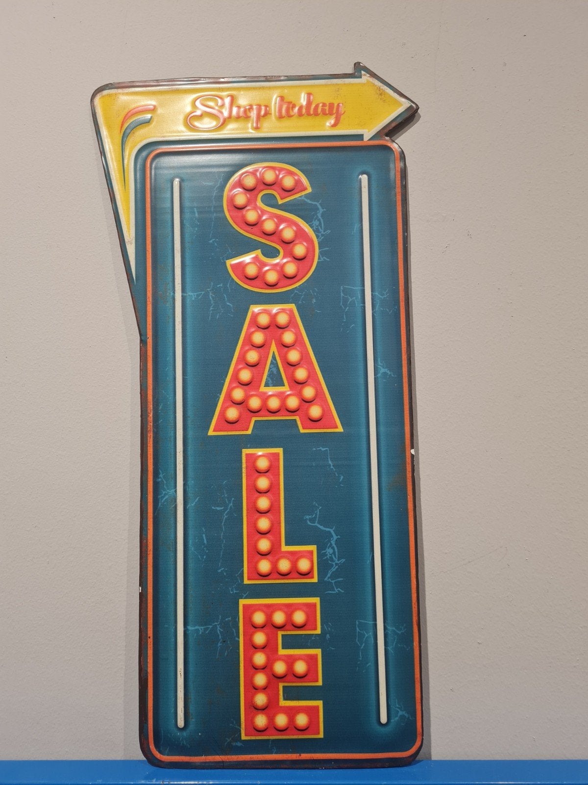 Metalen bord, Verzamelen, Merken en Reclamevoorwerpen, Reclamebord, Salehunter bladel, Salehunter bladel, Ophalen of Verzenden