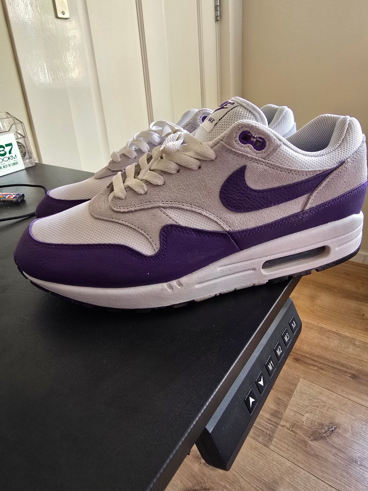 Nike Air Max 1 Field Purple - Maat 45 - Zo goed als nieuw, Overige kleuren, Nike, Ophalen of Verzenden, Sneakers of Gympen