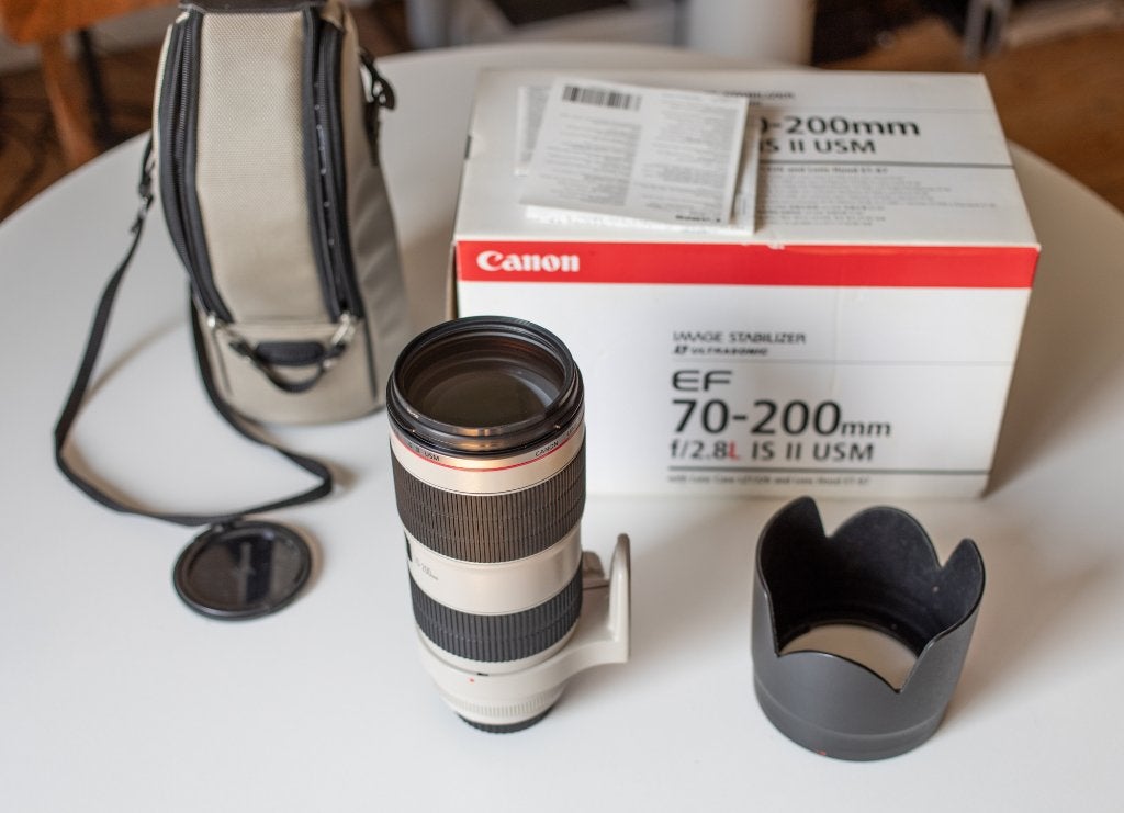 Canon EF 70-200mm f/2.8L IS II USM topstaat met doos, Ophalen, Telelens, Zo goed als nieuw, 200 mm
